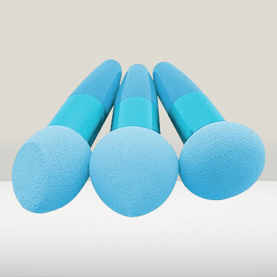 Pinceau Maquillage - PowderCosmeticBrushes™ - Bleu - La Rose Sublime