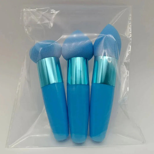Pinceau Maquillage - PowderCosmeticBrushes™ - Bleu - La Rose Sublime