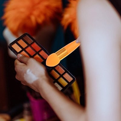 Pinceau Maquillage - PowderCosmeticBrushes™ - Orange - La Rose Sublime